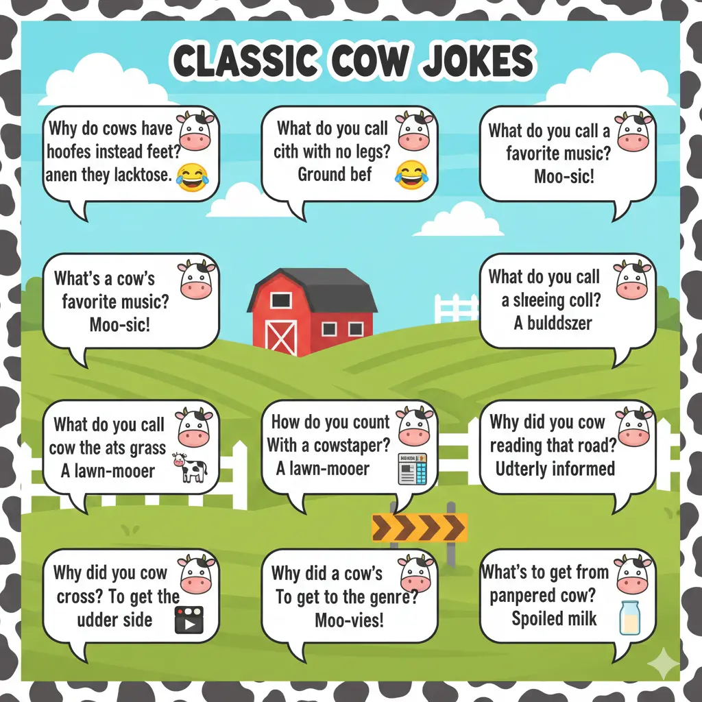 Classic Cow Jokes