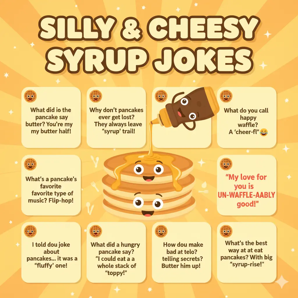 Silly and Cheesy Syrup Jokes