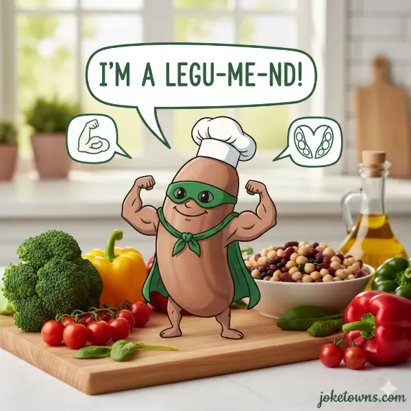 Healthy Eating Bean Humor