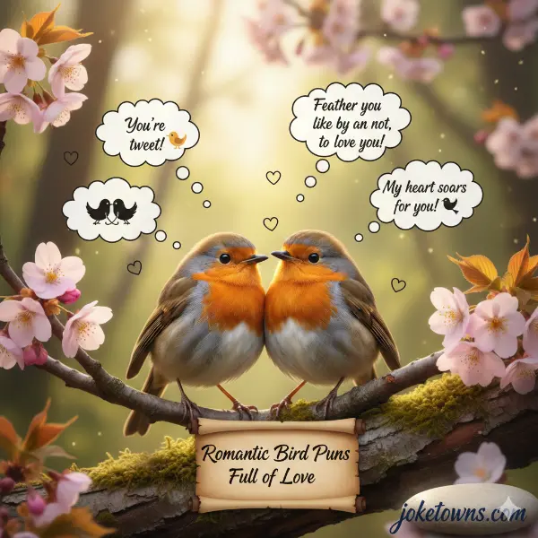 Romantic Bird Puns 