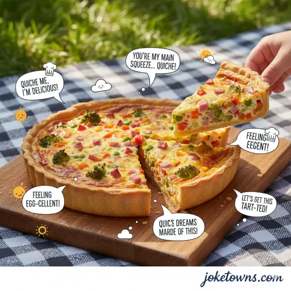 Kids Friendly Quiche Puns