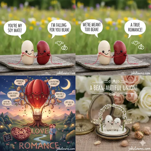 Romantic Bean Puns
