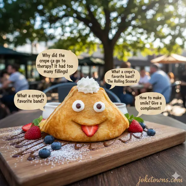 Witty Crepe Jokes