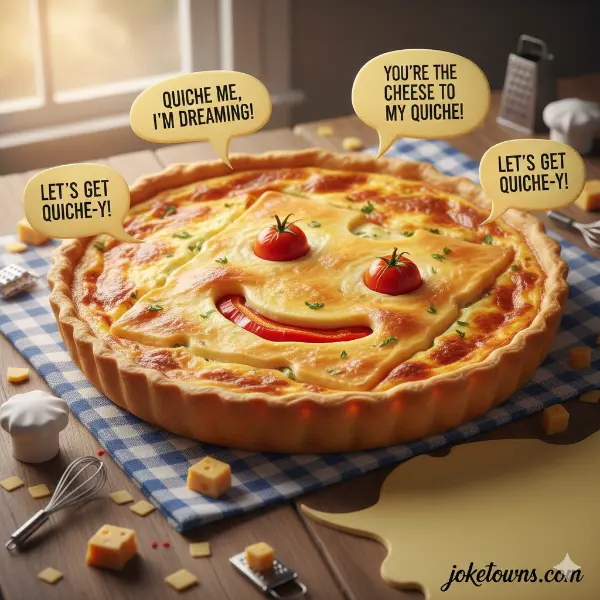 Cheesy Quiche Puns