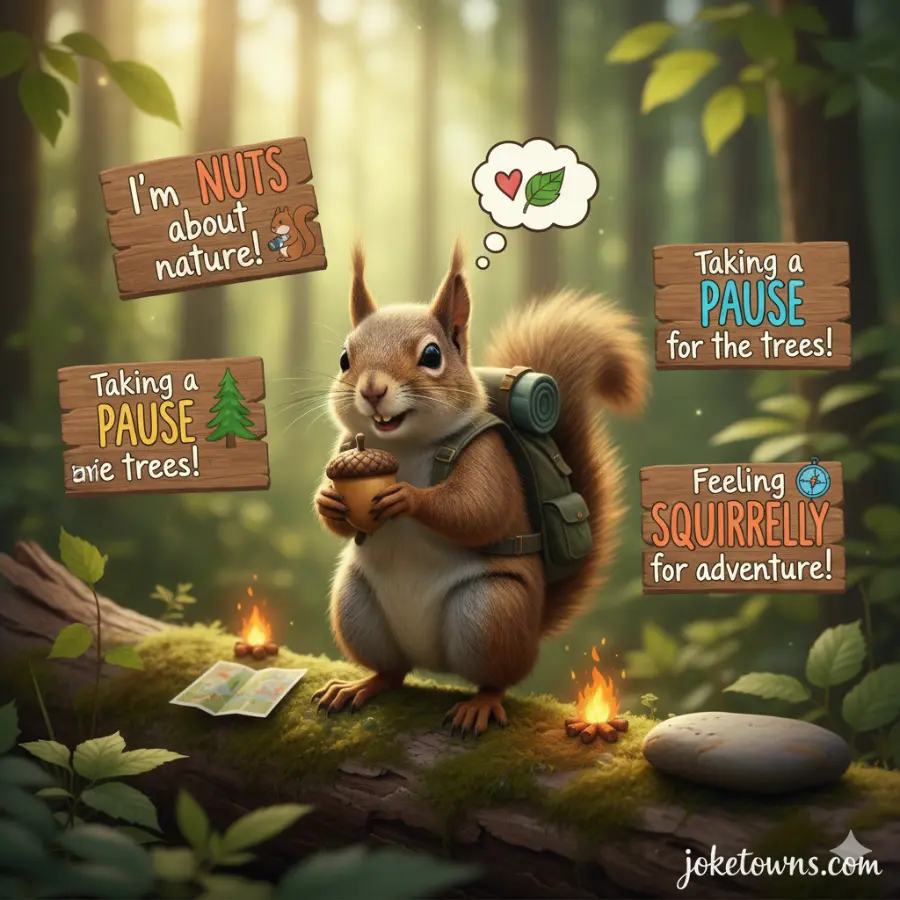 Nature Lover Squirrel Puns