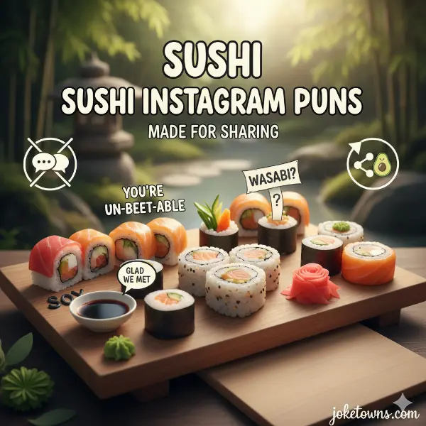 Sushi Instagram Puns