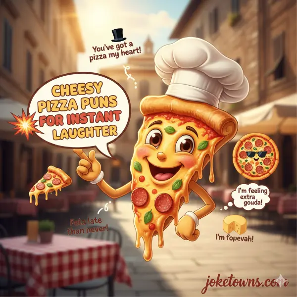 Cheesy Pizza Puns