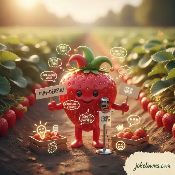 Creative Strawberry Wordplay