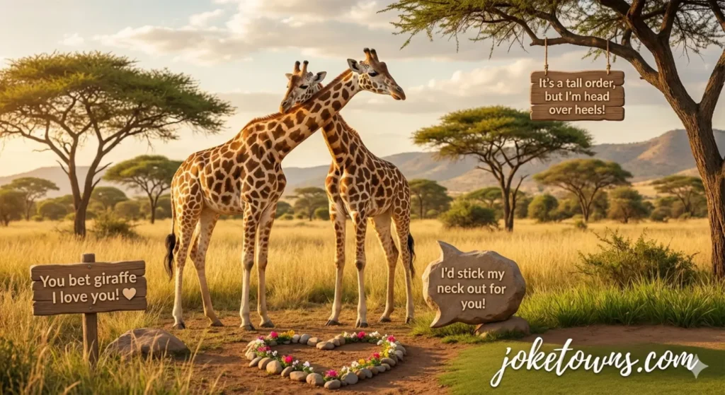 Giraffe Puns Love