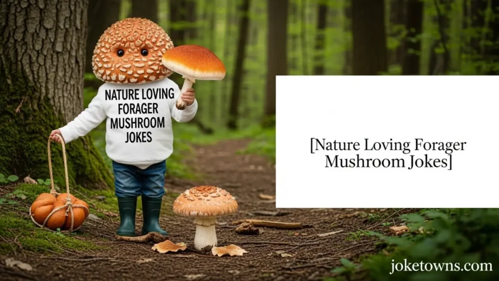 Nature Loving Forager Mushroom