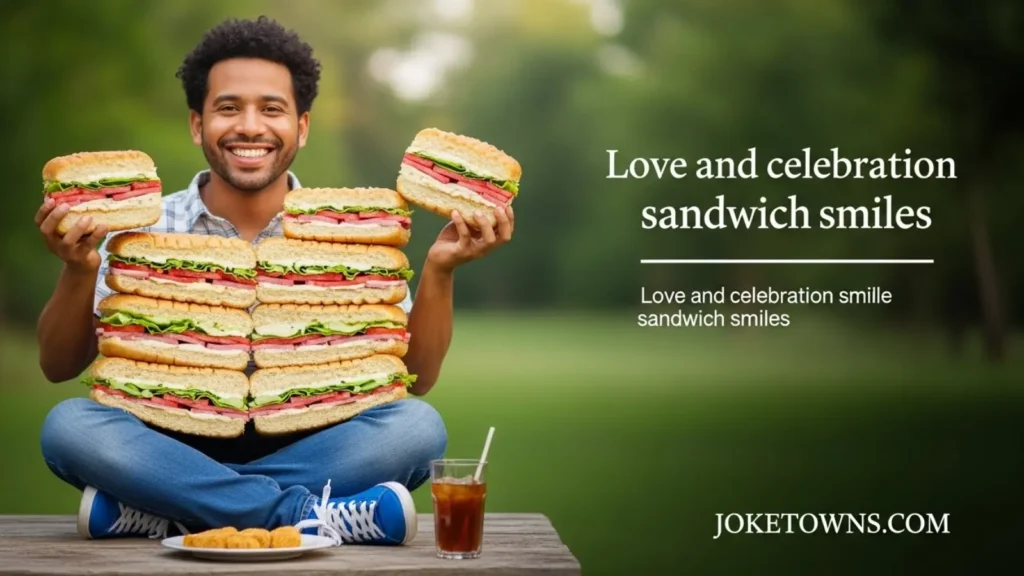 Love and celebration sandwich