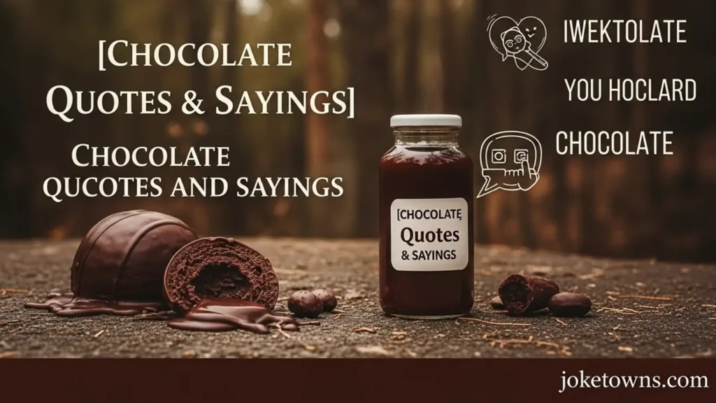 Chocolate Quotes and Sayings
