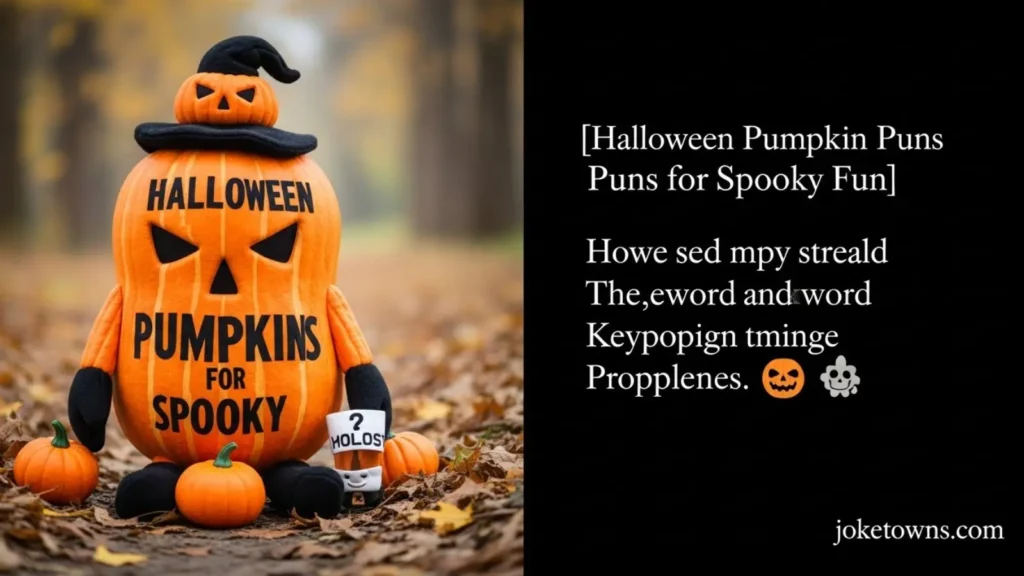 Halloween Pumpkin Puns 