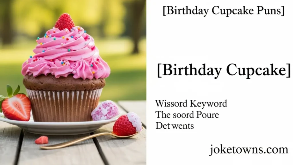 Birthday Cupcake Puns