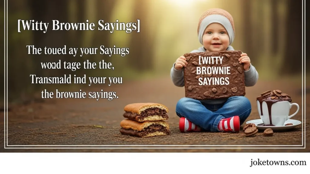 Witty Brownie Sayings