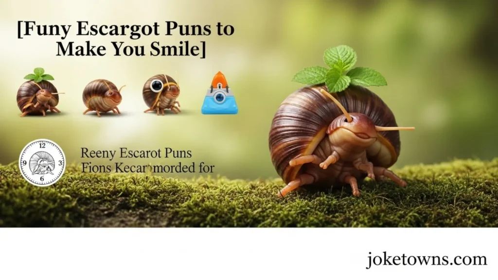 Funny Escargot Puns