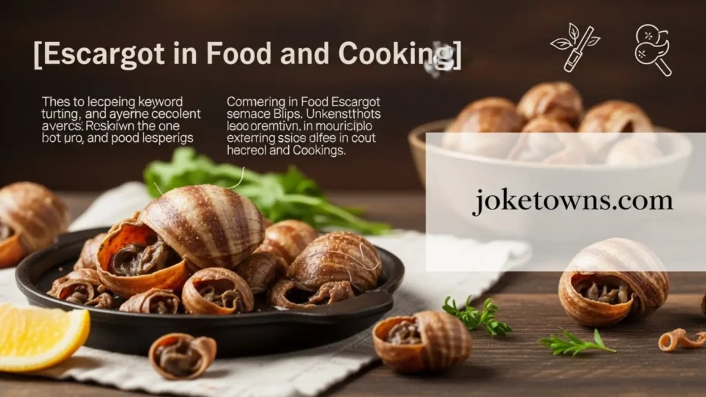 Escargot in Food