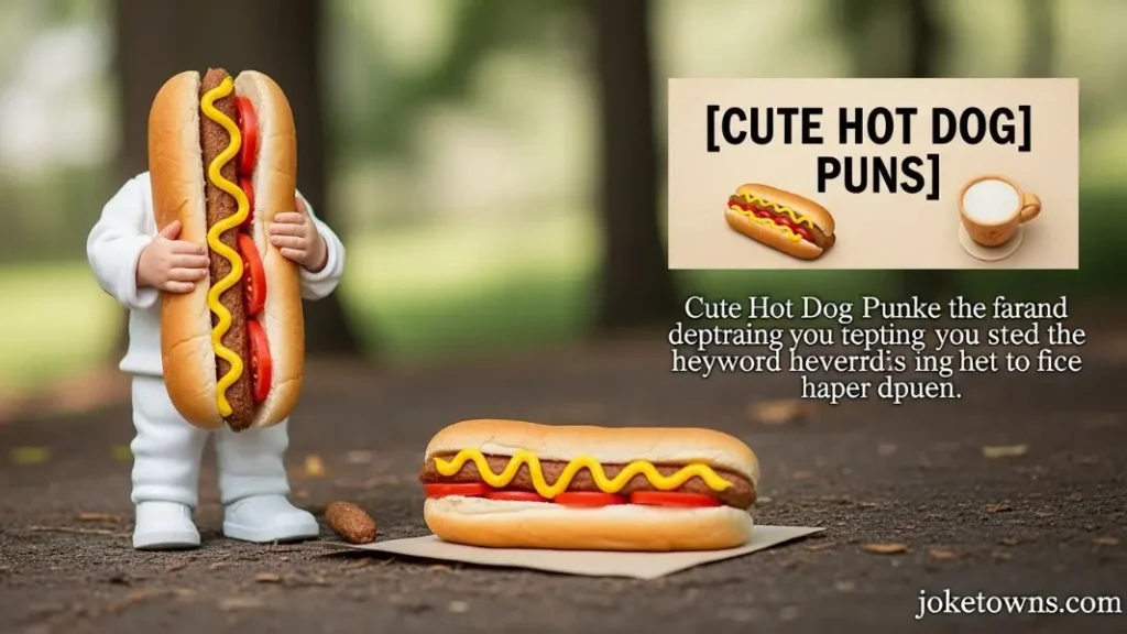 Cute Hot Dog Puns