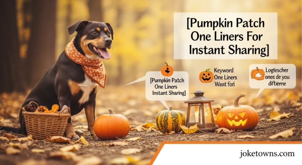 Pumpkin Patch One Liners