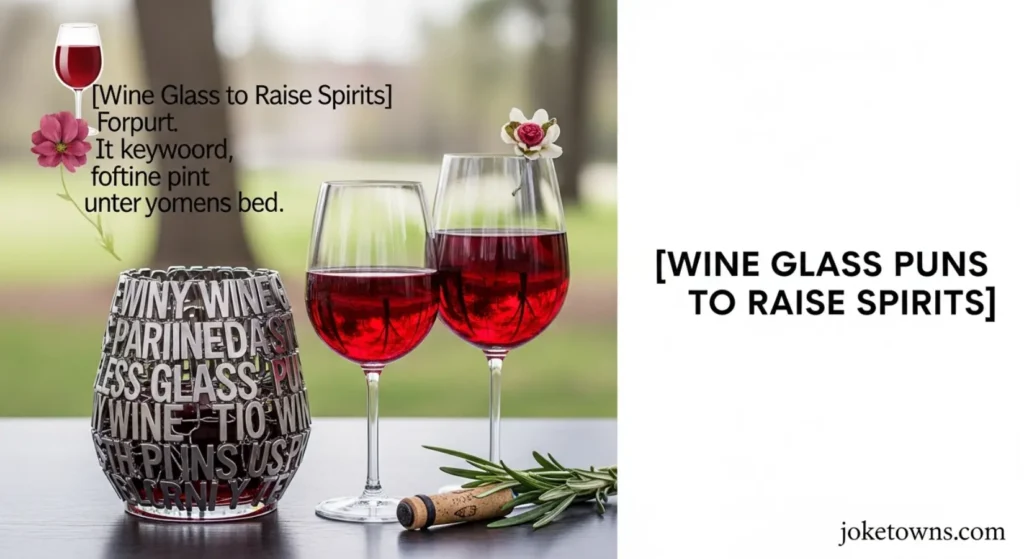 Wine Glass Puns