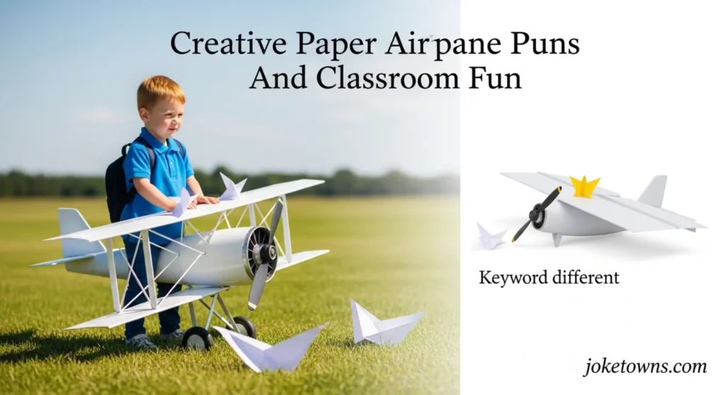 Creative Paper Airplane Puns