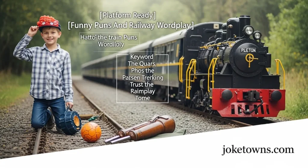 Platform Ready Funny Train