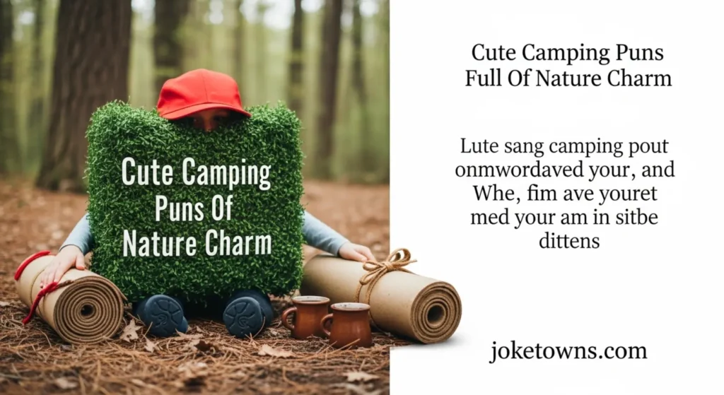 Cute Camping Puns