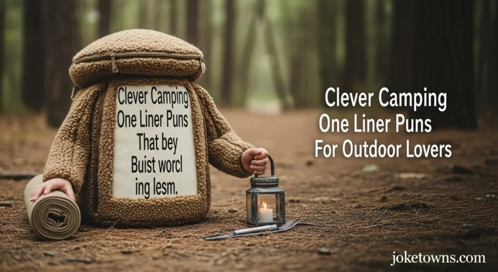 Clever Camping One Liner