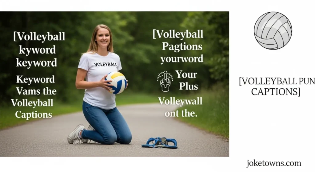 Volleyball Puns Captions