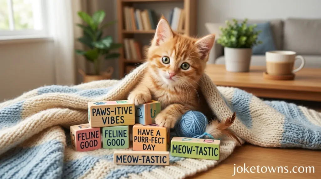Adorable Kitten Wordplay For Cat Lovers