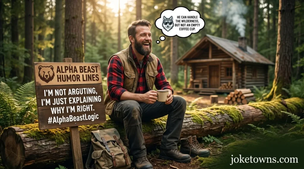 Alpha beast humor lines