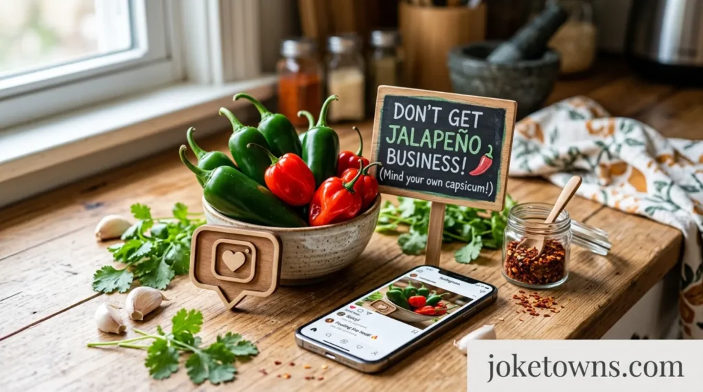 Funny Chili Pepper Wordplay For Social Media