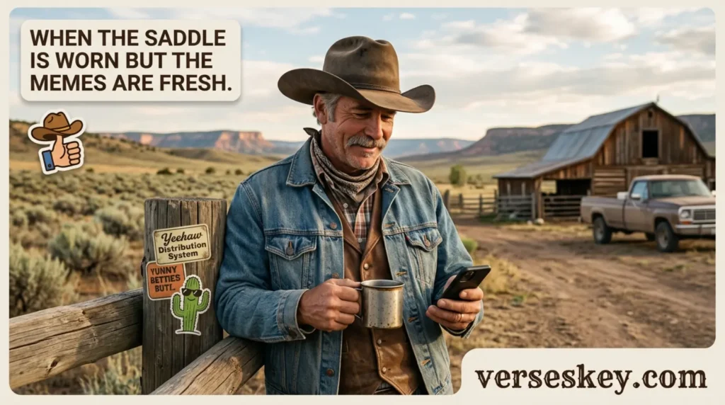 Cowboy memes and funny western vibes