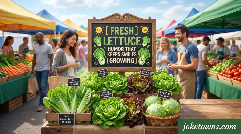 Fresh lettuce humor