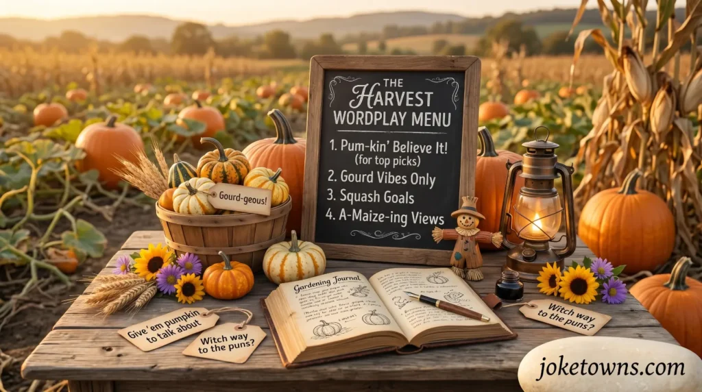 Harvest Field Wordplay for Pumpkin Lovers