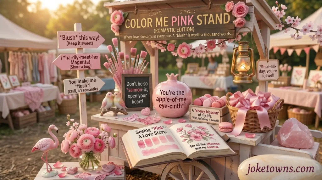 Pink Romantic Color Wordplay