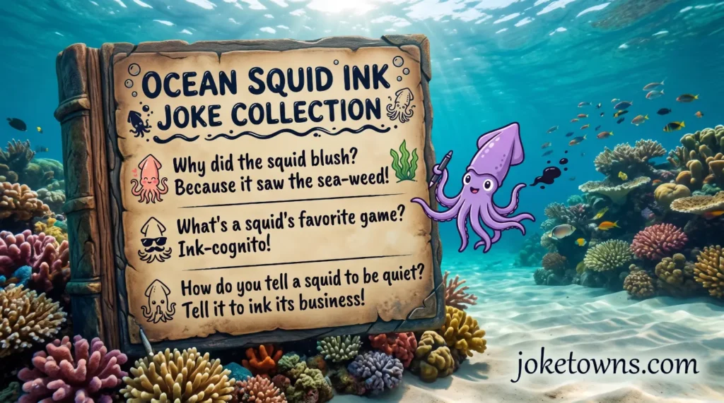 Ocean Squid Ink Joke Collection