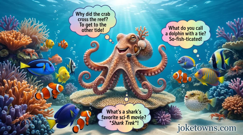 Sea Creature Comedy Lines