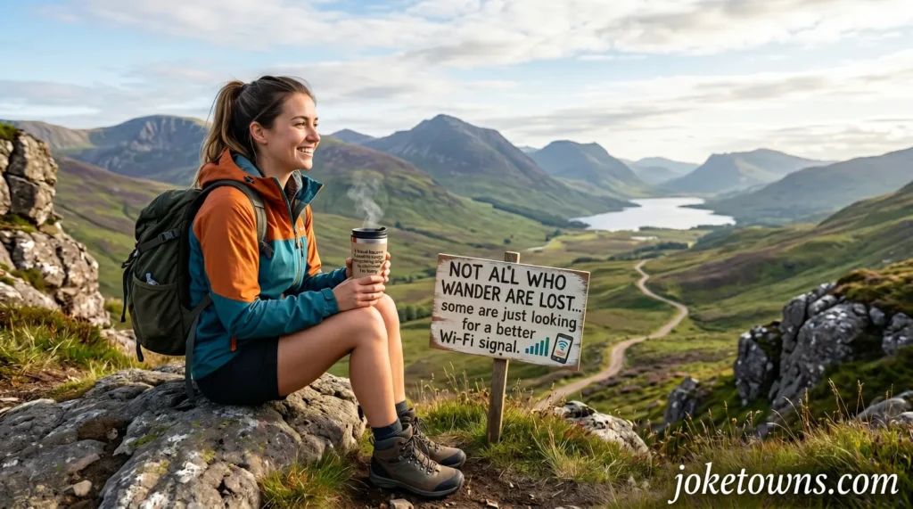 Travel inspired motivational humor