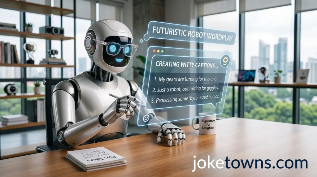 Futuristic Robot Wordplay
