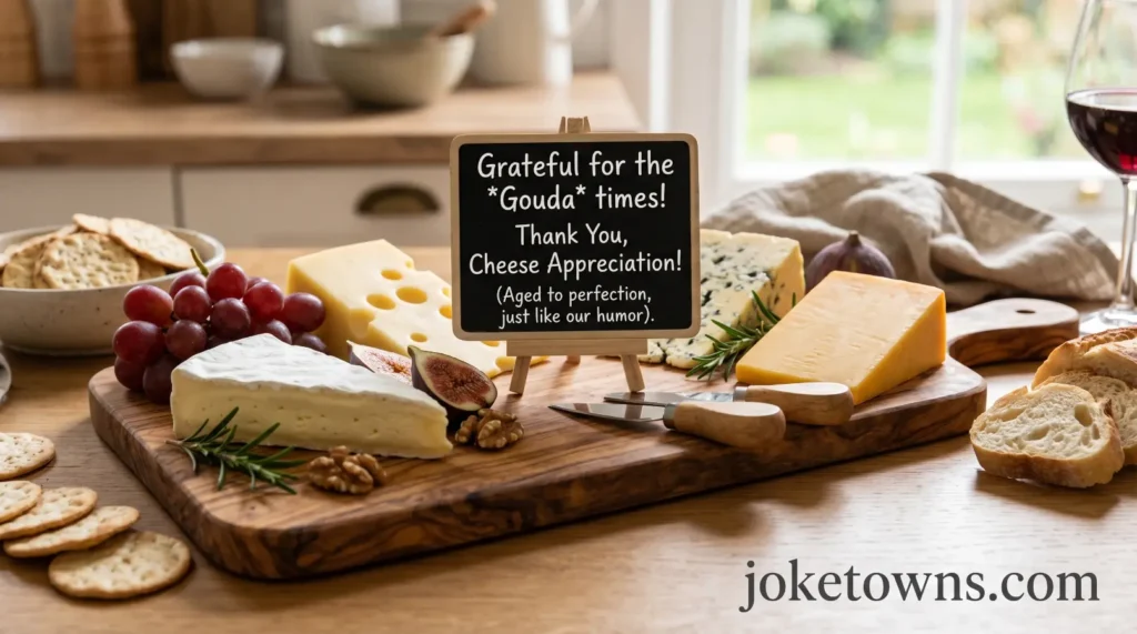 Thank You Cheese Appreciation Humor