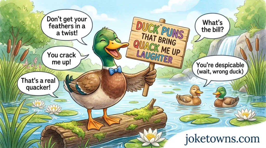 Duck Puns That Bring Instant Quack Me Up Laughter