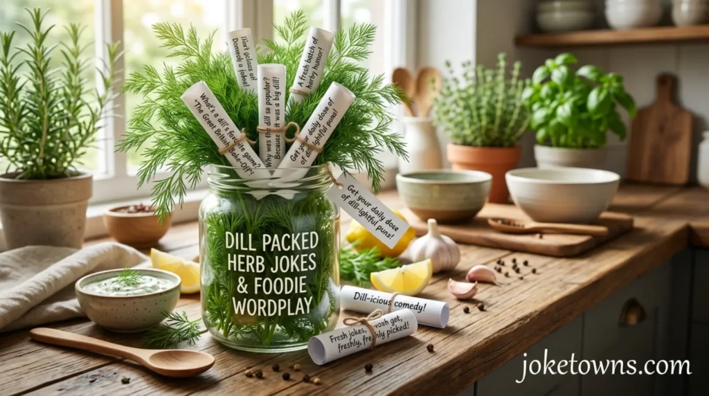 Dill Packed Herb Jokes and Foodie Wordplay