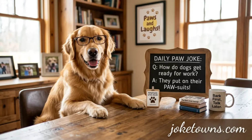 Dog pet humor and paw jokes for everyday laughs