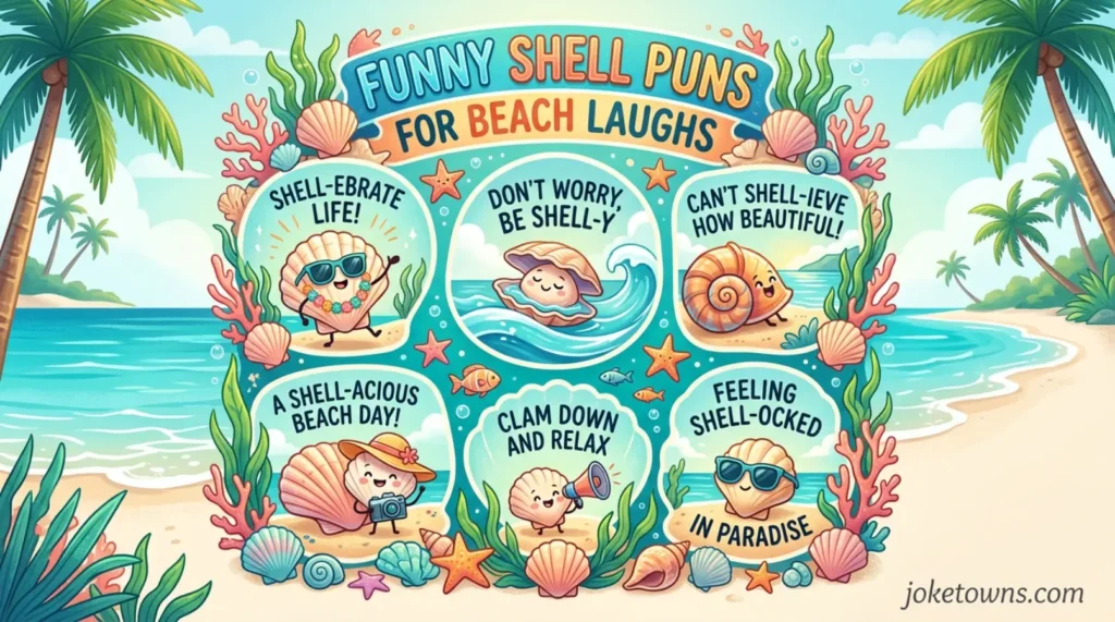 Funny Shell Puns For Beach Laughs