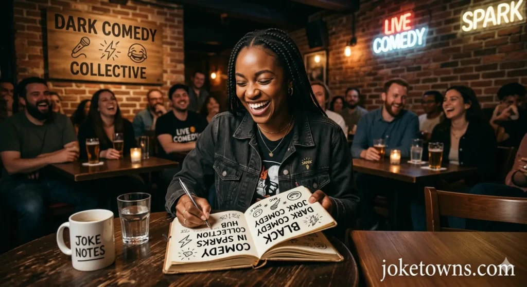 Black Comedy Sparks in Dark Comedy Jokes Collection Hub