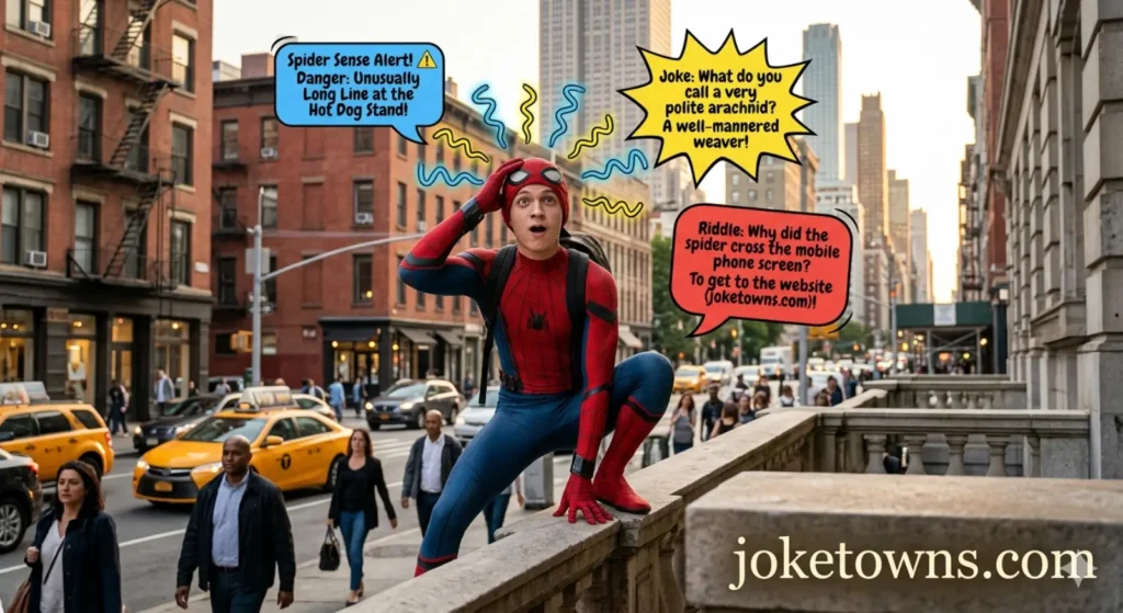Spider Sense Funny Alerts and Riddles