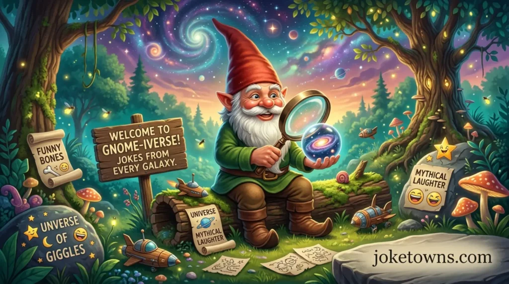 Mythical creature gnome humor universe