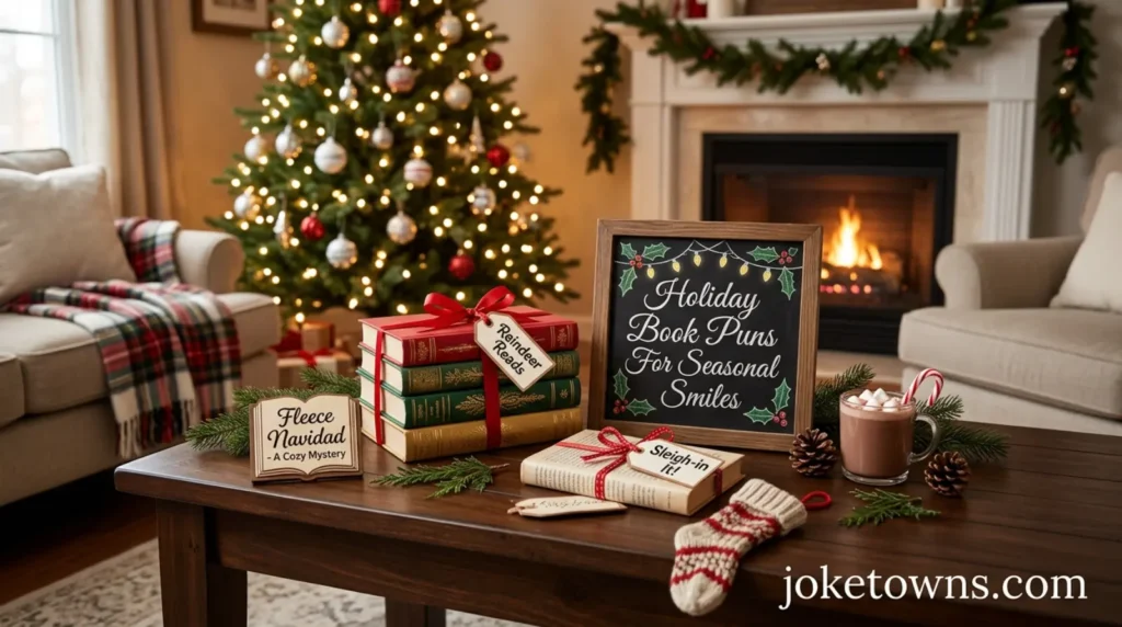 Holiday Book Puns For Seasonal Smiles