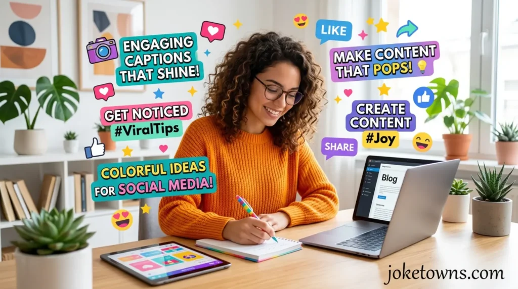 Colorful Captions Perfect For Social Media
